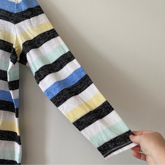 T by Talbots long sleeved striped t shirt with cut out back detail - Picture 5 of 9